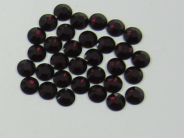 72 pcs. 20ss GARNET (viva) FLATBACK PRECIOSA Rhinestones